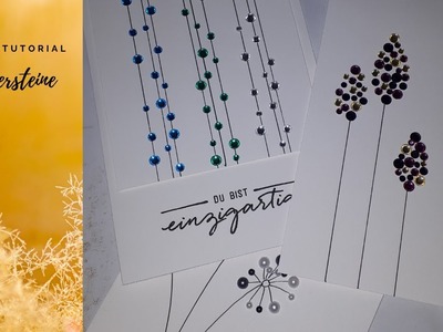 Glitzersteine - 3 Karten