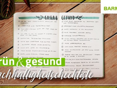 Grün & gesund mit Jasminar. Von 0 auf GRÜN: Die Nachhaltigkeitscheckliste. + Download-Tipp-Liste