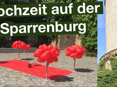 Hochzeitsgeschenk als Hochzeitsüberraschung mit Sektempfang am Beispiel der Sparrenburg
