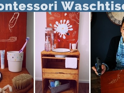 Montessori DIY - Waschtisch für Kinder selber bauen - Kindermöbel Anleitung + Ideen | Saris Garage