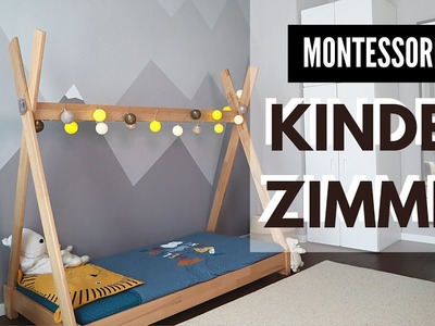 MONTESSORI KINDERZIMMER ROOMTOUR || MONTESSORI STEP by STEP || Vorbereitete Umgebung nach Montessori