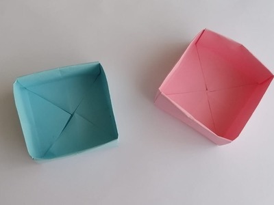 Schachtel basteln mit Papier | Bastelstube