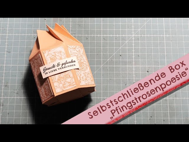 Selbstschließende Box | Pfingstrosenpoesie | Stampin' Up!