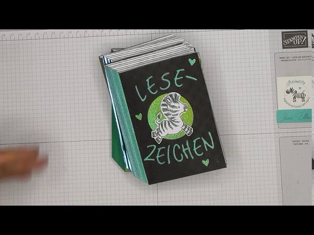 Tutorial Buchkarte mit Stampin' UP! Produkten