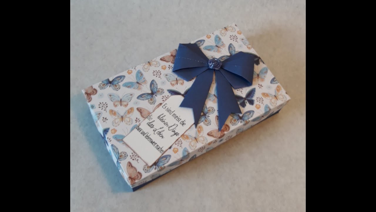 Tutorial - Geschenkbox aus Papier von Action