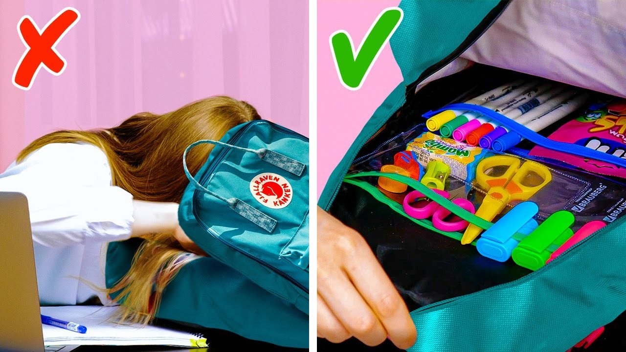 28 Fantastische Schul Organizing-Tricks || Schulzeug und Hacks