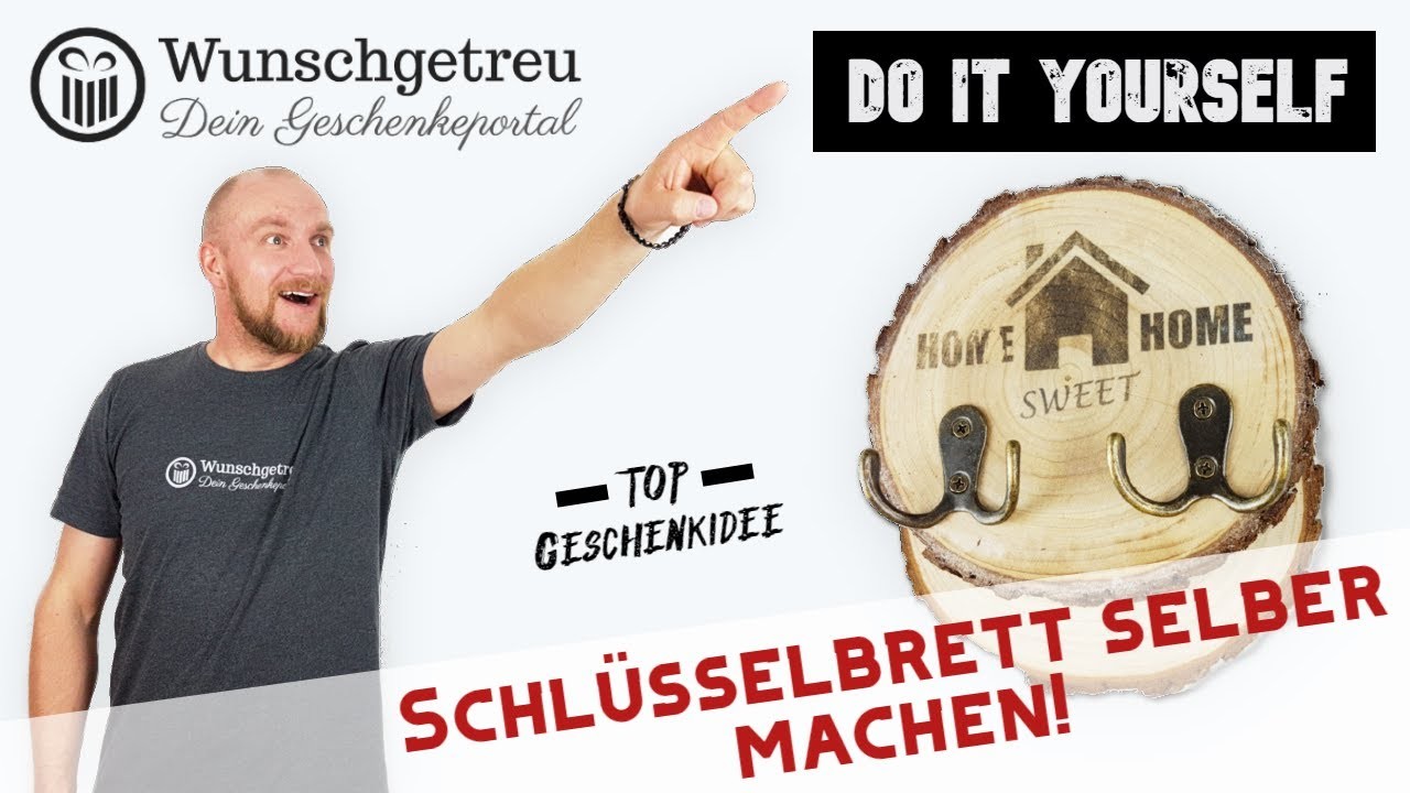 Schlüsselbrett selber machen ► Endlich Ordnung in der Hosentasche ✅ TOP als Geschenk | Wunschgetreu