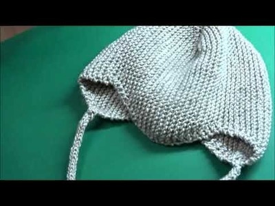 Stricken     Babymütze   Kordel  -   Knit baby hat cord
