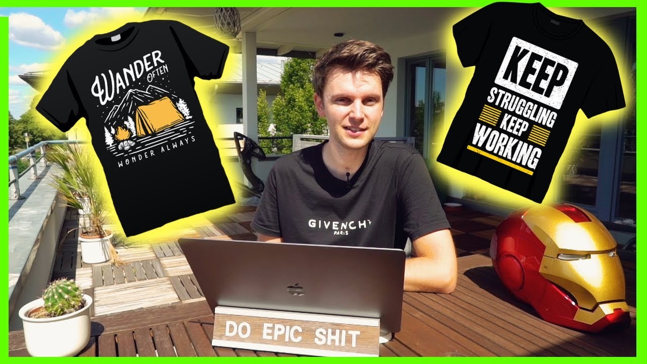 T Shirt Business Nische finden - Print on Demand Tipps und Tricks für Shopify und Spreadshirt