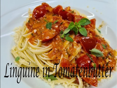 Thermomix®  TM31 - TM5 - TM6  Linguine in Tomatenbutter