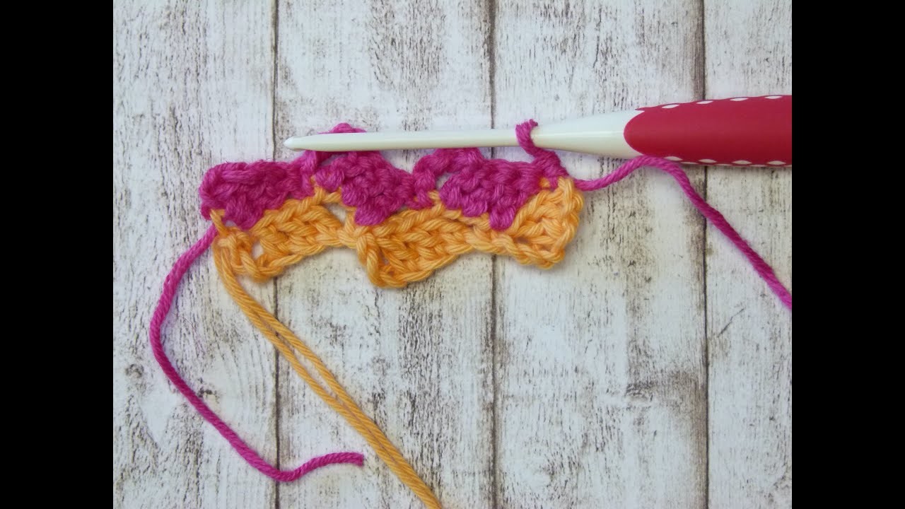 Versetzte Blöcke häkeln Teil 2