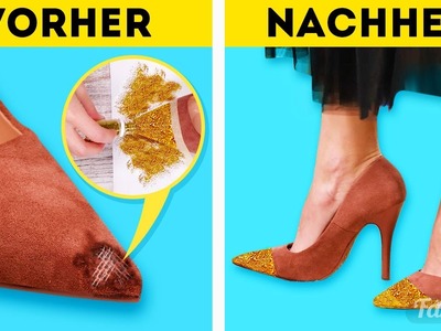 8 Schuhtricks, die Ihr Leben buchstäblich verändern werden | Schuhdekoration Ideen | Einfache DIY