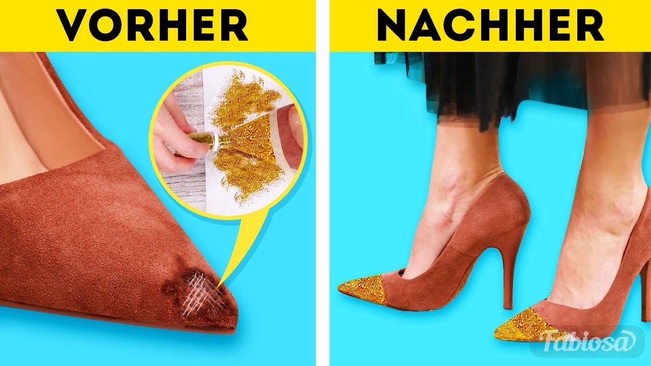 8 Schuhtricks, die Ihr Leben buchstäblich verändern werden | Schuhdekoration Ideen | Einfache DIY