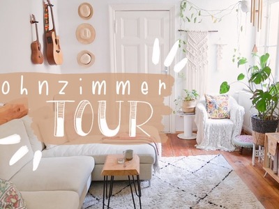 Berliner Altbauwohnung Boho Wohnzimmer Tour | heylilahey