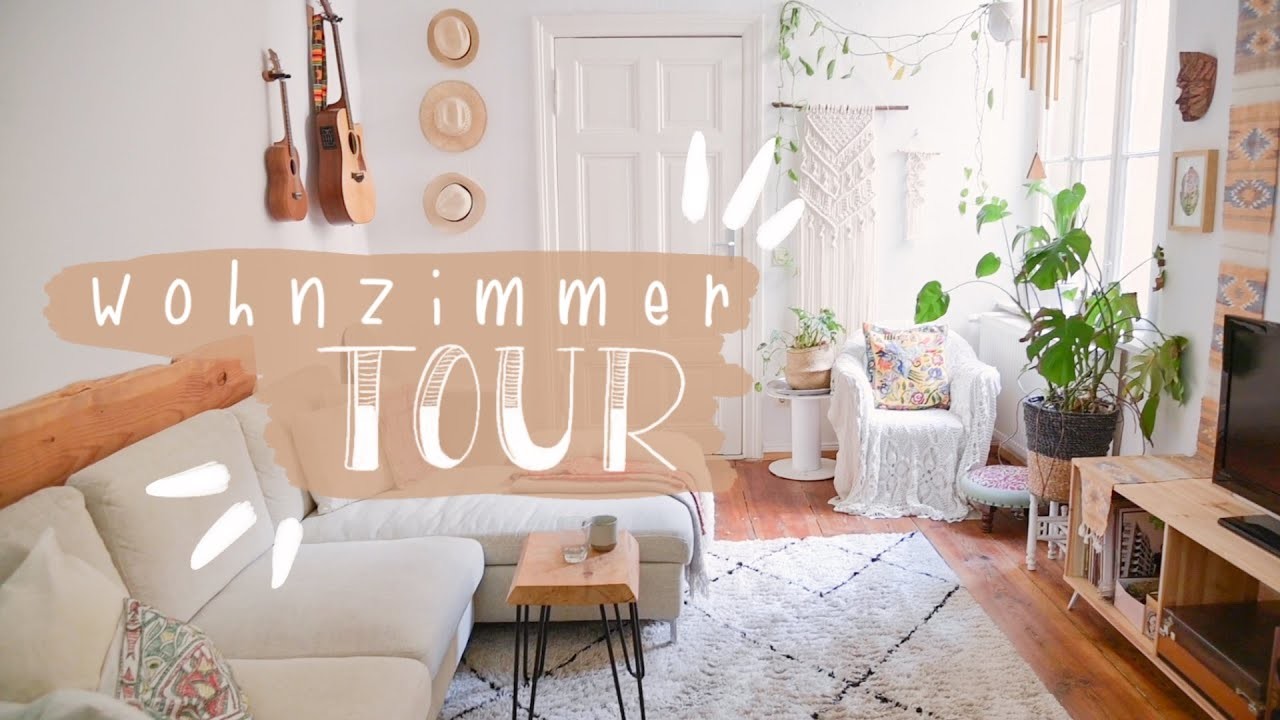 Berliner Altbauwohnung Boho Wohnzimmer Tour | heylilahey