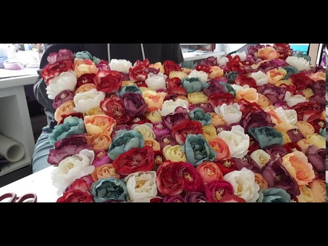 Craft Buddy Forever Flowerz- Blumen Gitter Wanddeko-Blumenwand selber machen