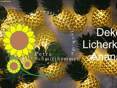 Deko Lichterkette Ananas