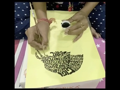 DIY handmade typography Potrait # ????????