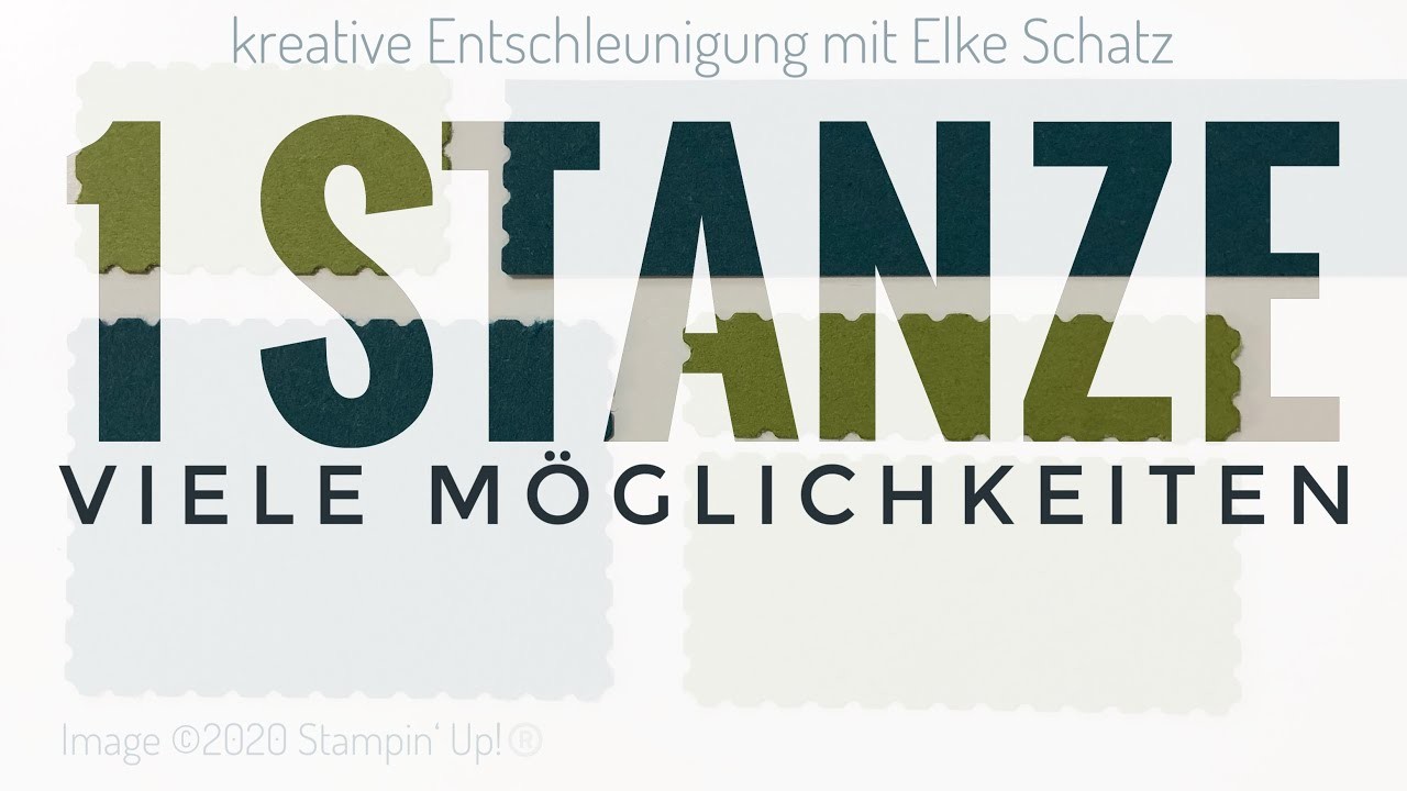 Eine Stanze von Stampin' Up!® mit vielfältigen Möglichkeiten