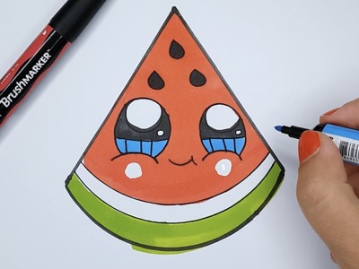 Kawaii Wassermelone Zeichnen - Kawaii Bilder
