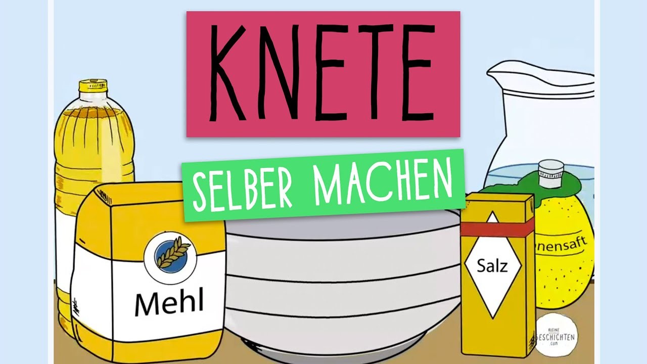 Kinder Knete selber machen - ohne Kochen - Schritt für Schritt Anleitung