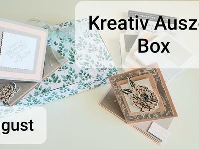 "Kreativ-Auszeit" Box im August 2020 mit Produkten von Stampin`Up!