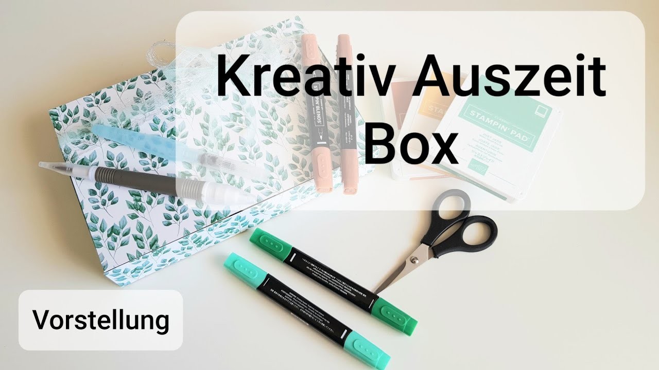 "Kreativ-Auszeit Box" mit den Produkten von Stampin`Up!