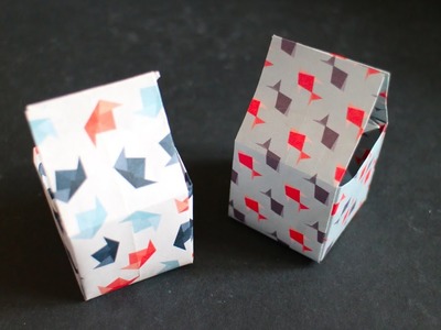 Origami Schachtel selber basteln. Geschenk für Geburtstag, Weihnachten & Muttertag [W+]