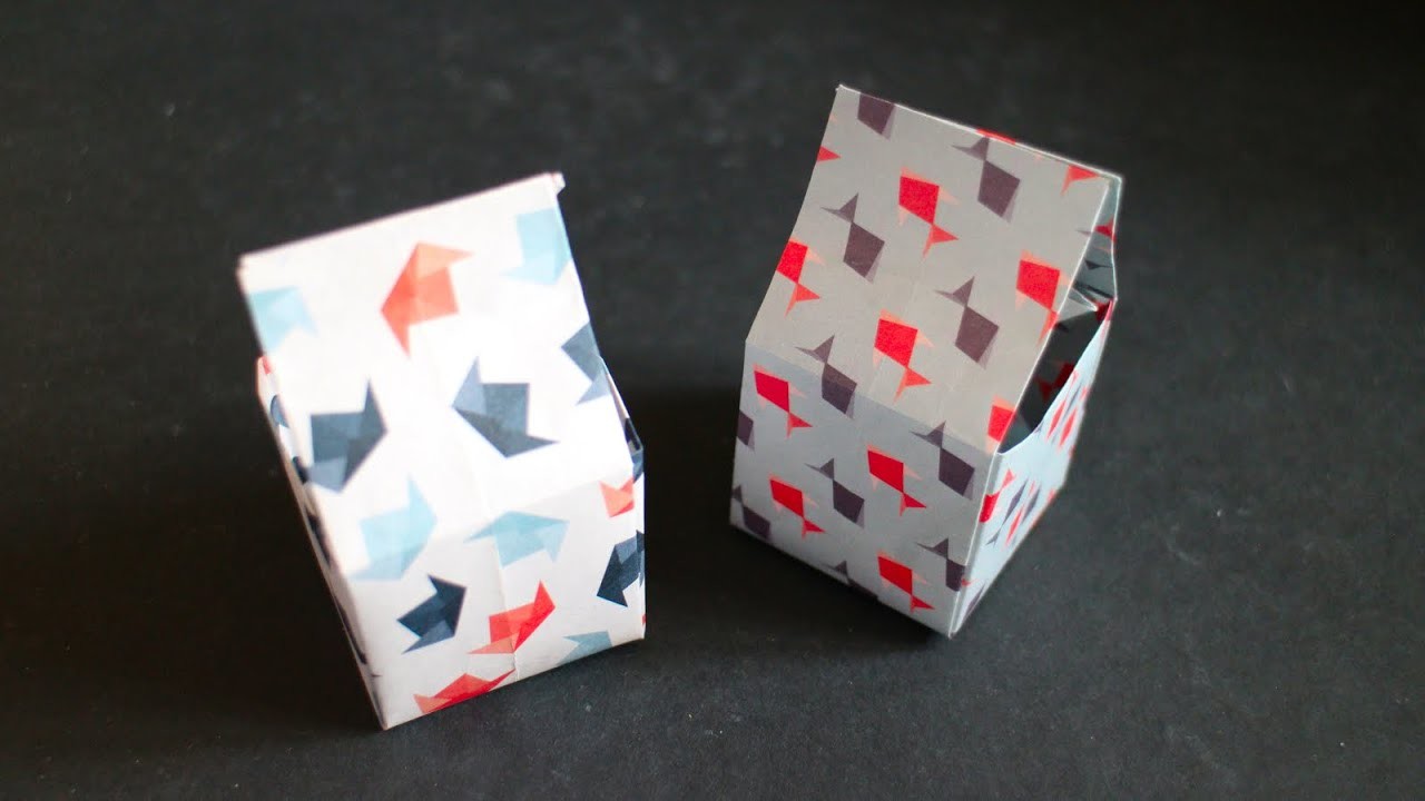 Origami Schachtel selber basteln. Geschenk für Geburtstag, Weihnachten & Muttertag [W+]