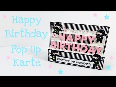 Pop UP Happy Birthday Card  [tutorial | deutsch]