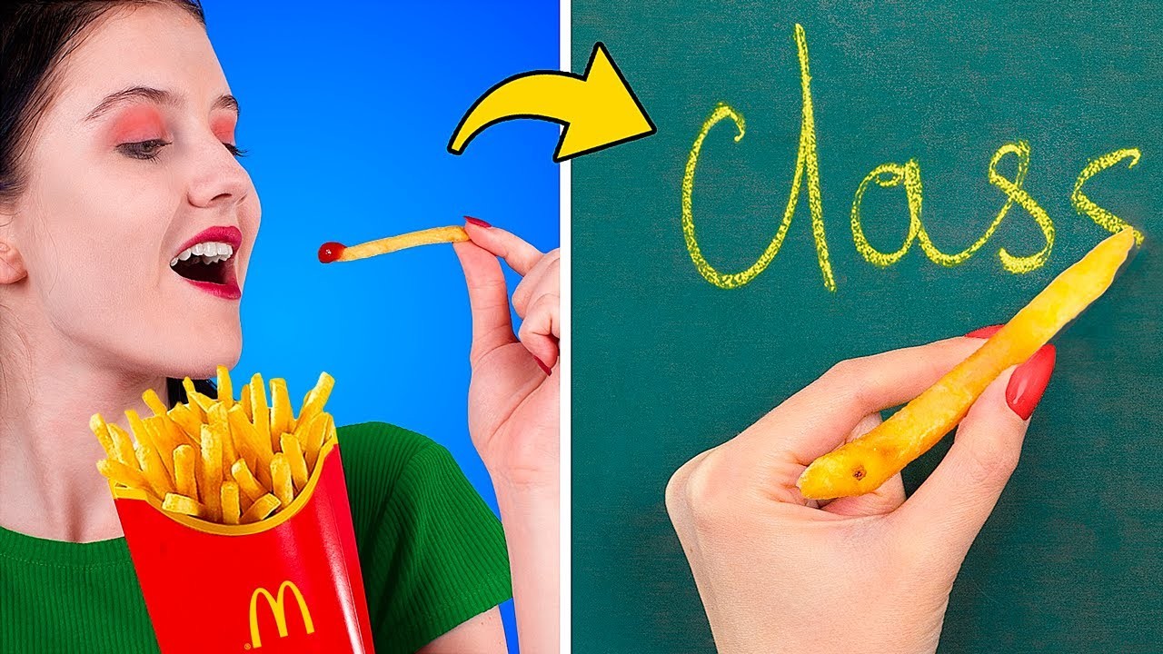 9 DIY Außergewöhnliche Schulsachen - Das Leben Ist Hart wenn Man auf Diät Ist