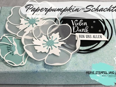 ANLEITUNG - PAPERPUMPKIN-MINISCHACHTEL EINFÄRBEN UND DEKORIEREN