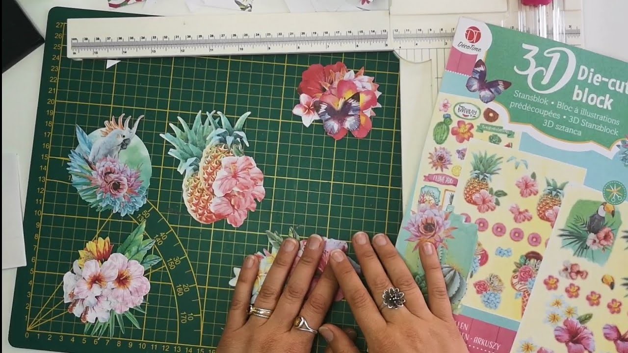 DIY 3D Die Cut Blöcke von Action haul. 3D Sticker Blöcke