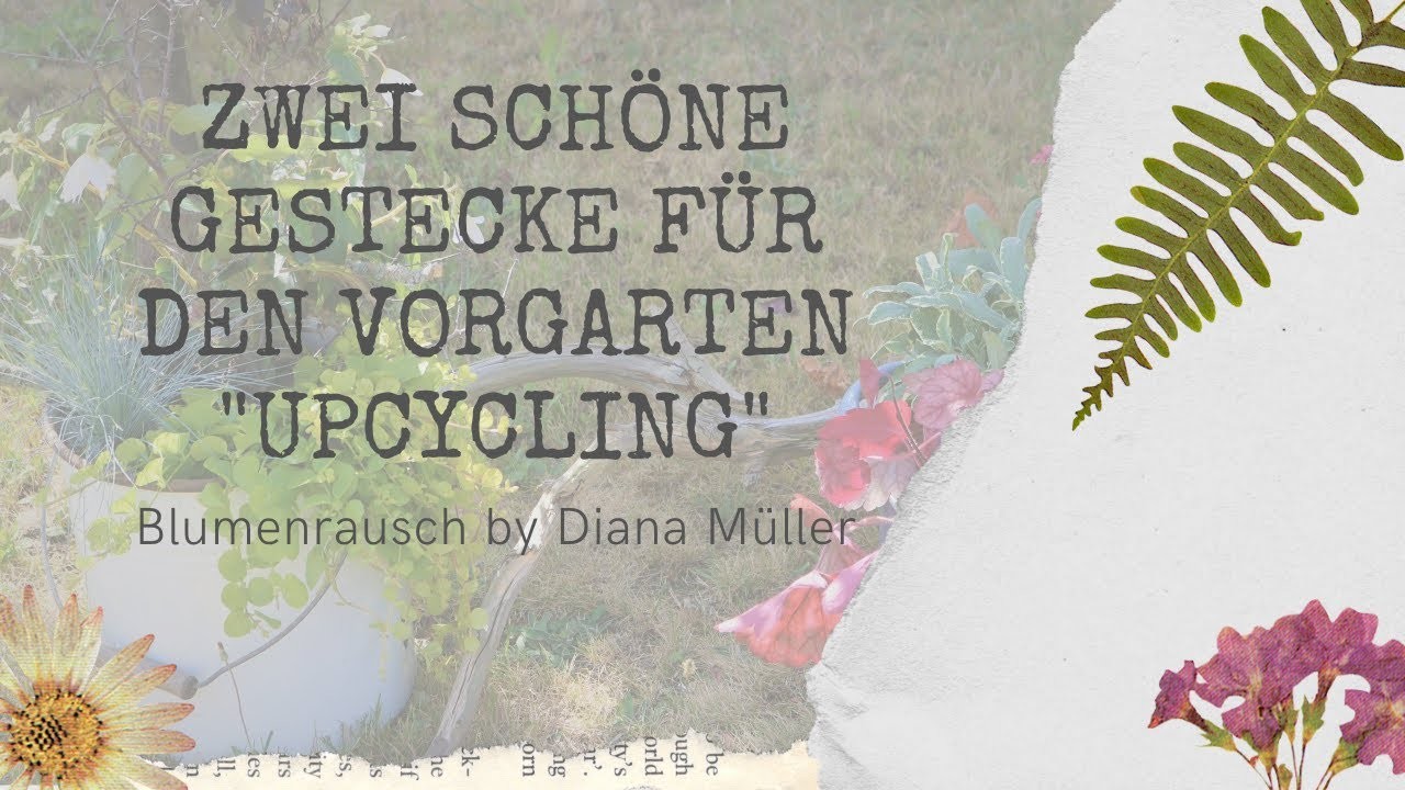 DIY Topf und Eimer Bepflanzen Upcycling