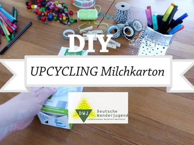 Kann das weg oder wird das noch Kunst? DIY Vase Milchkarton