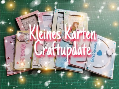 Kleines Karten Craftupdate  ! Kullerkarten,  Theaterkarten  !