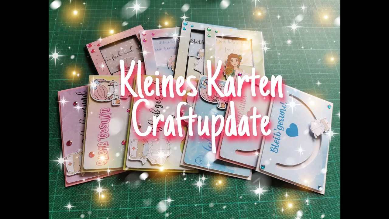 Kleines Karten Craftupdate  ! Kullerkarten,  Theaterkarten  !