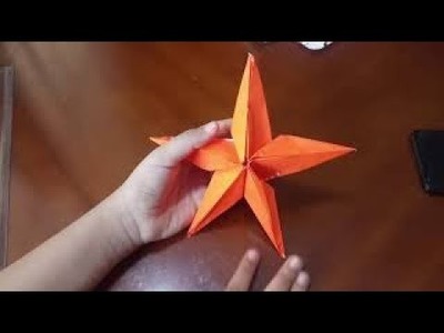 Origami 3d paper star