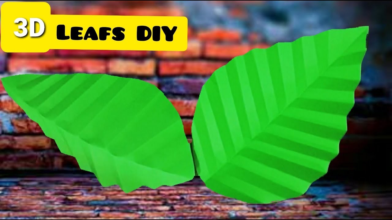 Paper Leafs DIY???? |3D LEAFS