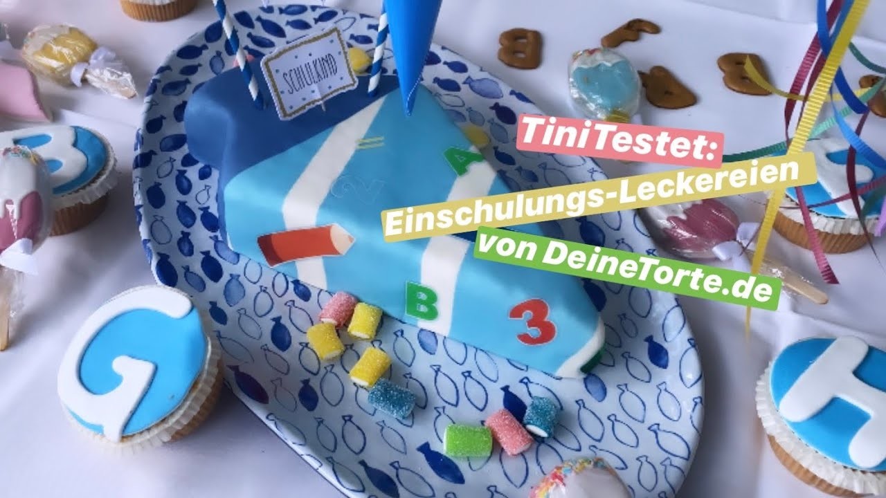 TiniTestet: DeineTorte.de ????. Im Test: Leckereienen zur Einschulung! ????