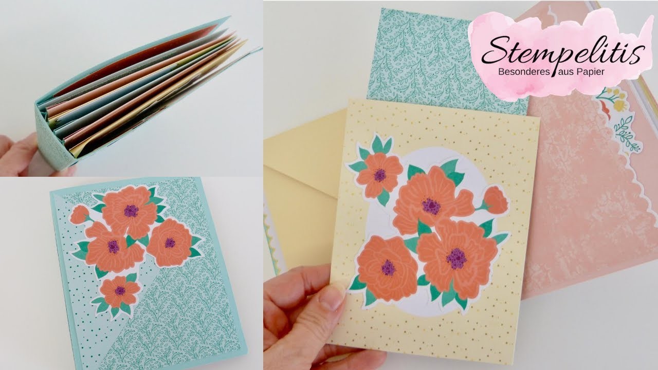 Umschlag Album mit Hidden Hinge Bindung | mit Stampin' Up! | von Stempelitis