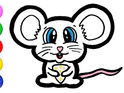 Wie Zeichnet Man eine Maus für Kinder Einfach Malen für Kinder