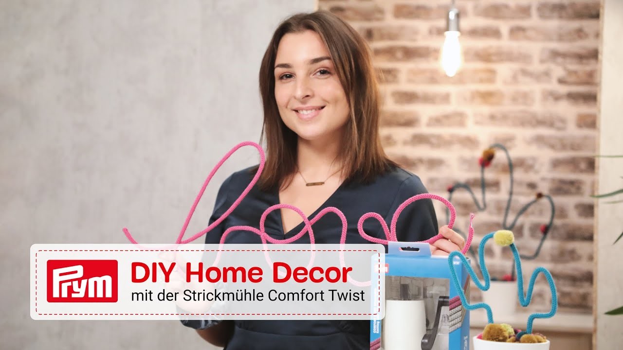 DIY Home Decor mit der Strickmühle Comfort Twist │ Prym Loft