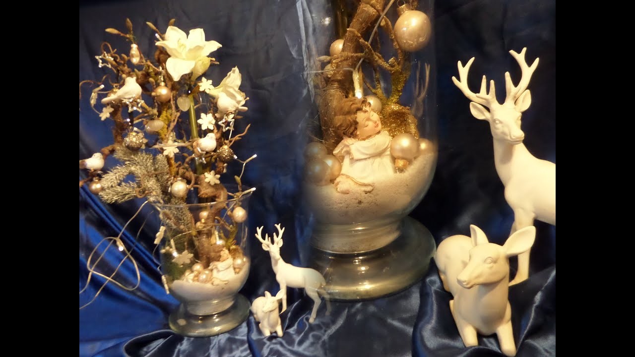 DIY: Leuchtendes Nostalgie- Shabby Chic  DEKO Glas :))