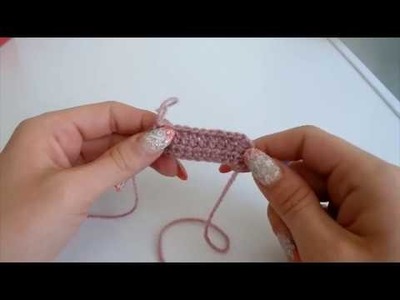 Häkeln lernen:Halbe Stäbchen , ganze Stäbchen Häkeln