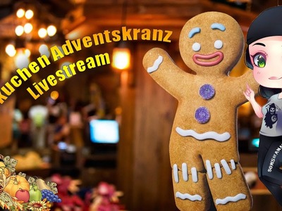 Lebkuchen Weihnachts Adventskranz Livestream Häkeln | Amigurumi | Crochet Stream Live | Facecam