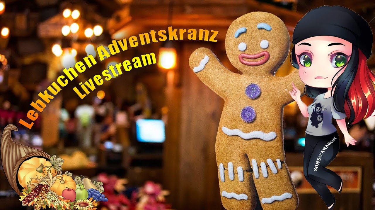 Lebkuchen Weihnachts Adventskranz Livestream Häkeln | Amigurumi | Crochet Stream Live | Facecam