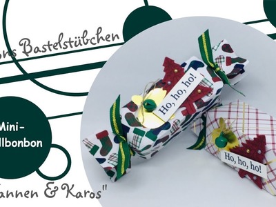 Mini-Knallbonbon mit der Stanze Nadelbaum aus "Tannen & Karos" von Stampin´ Up!
