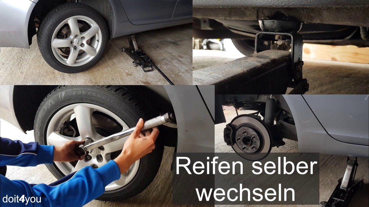 Räder (Reifen) am Auto selber wechseln | How to | DIY | TUTORIAL