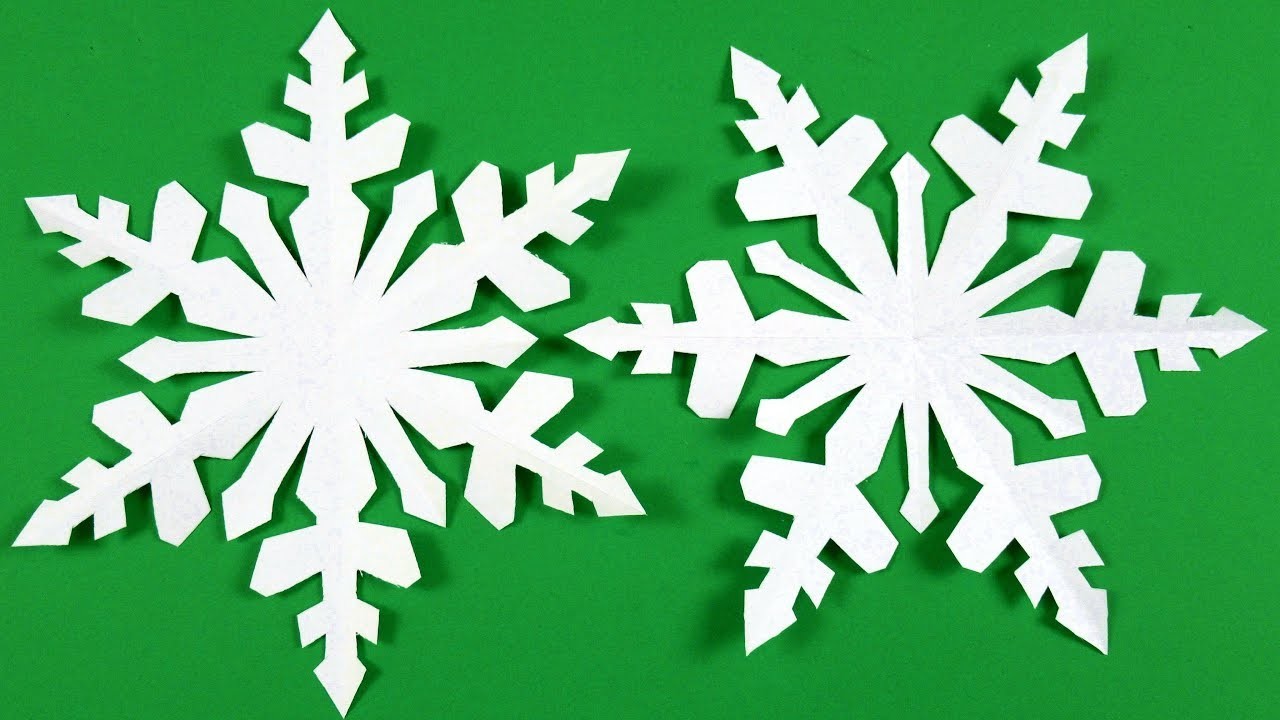 Schneeflocken basteln mit Papier fur Weihnachten? DIY Sterne Bastelideen - Deko Weihnachtsbasteln